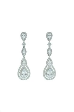 Manon Silver Teardrop Earrings