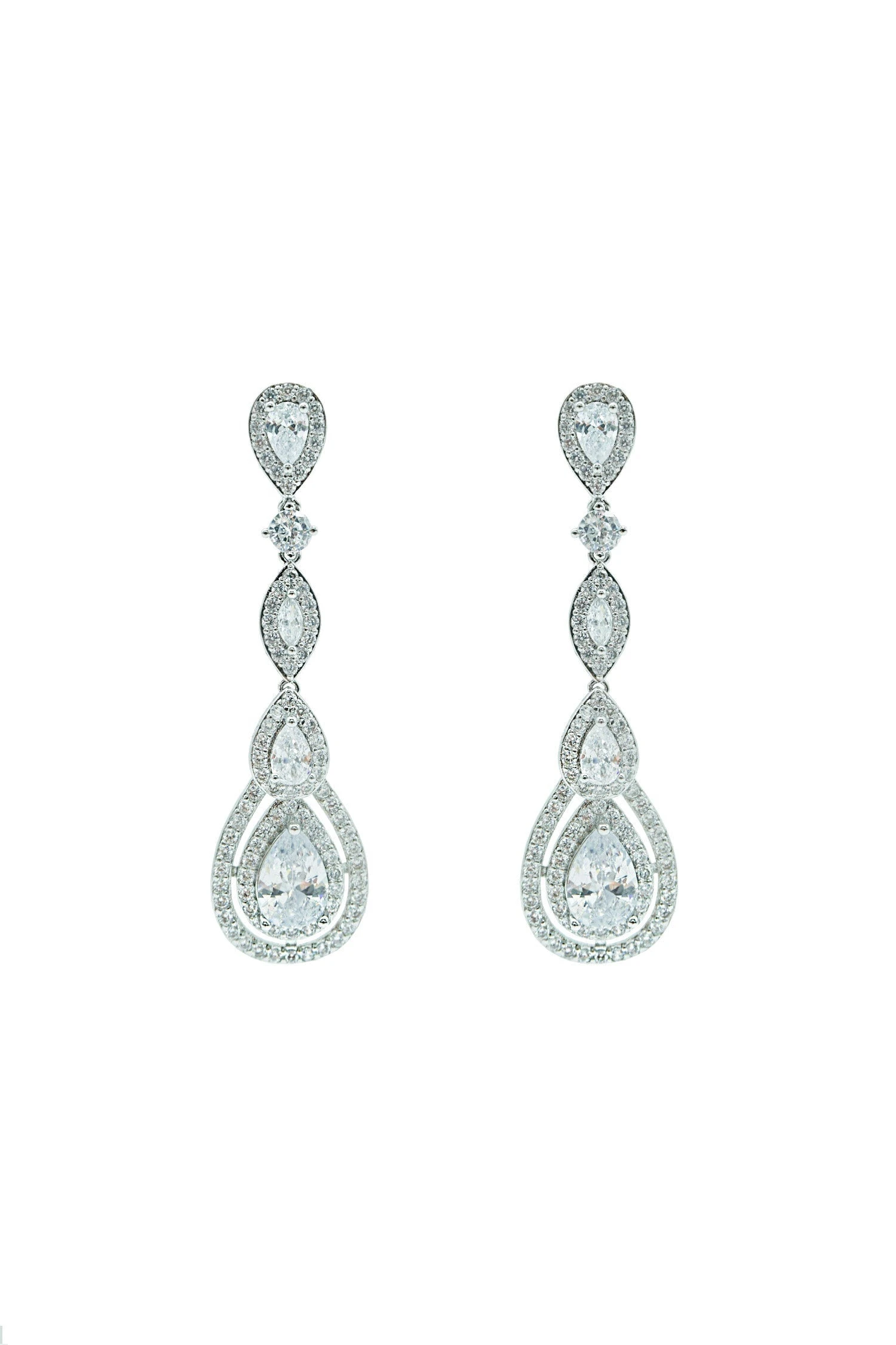 Manon Silver Teardrop Earrings