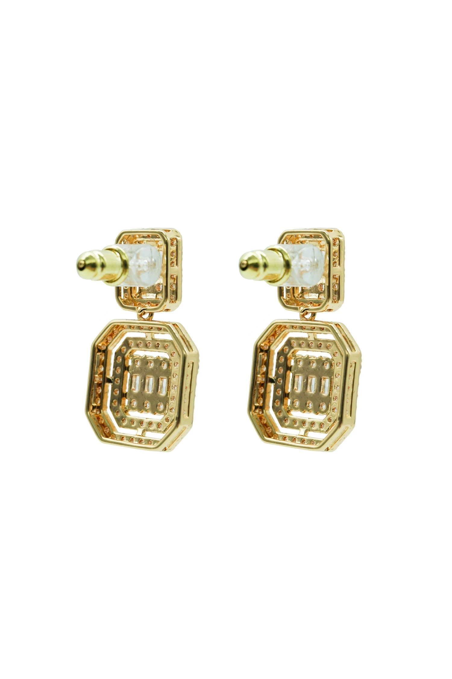 Gisele Gold Diamante Earrings - Image 2