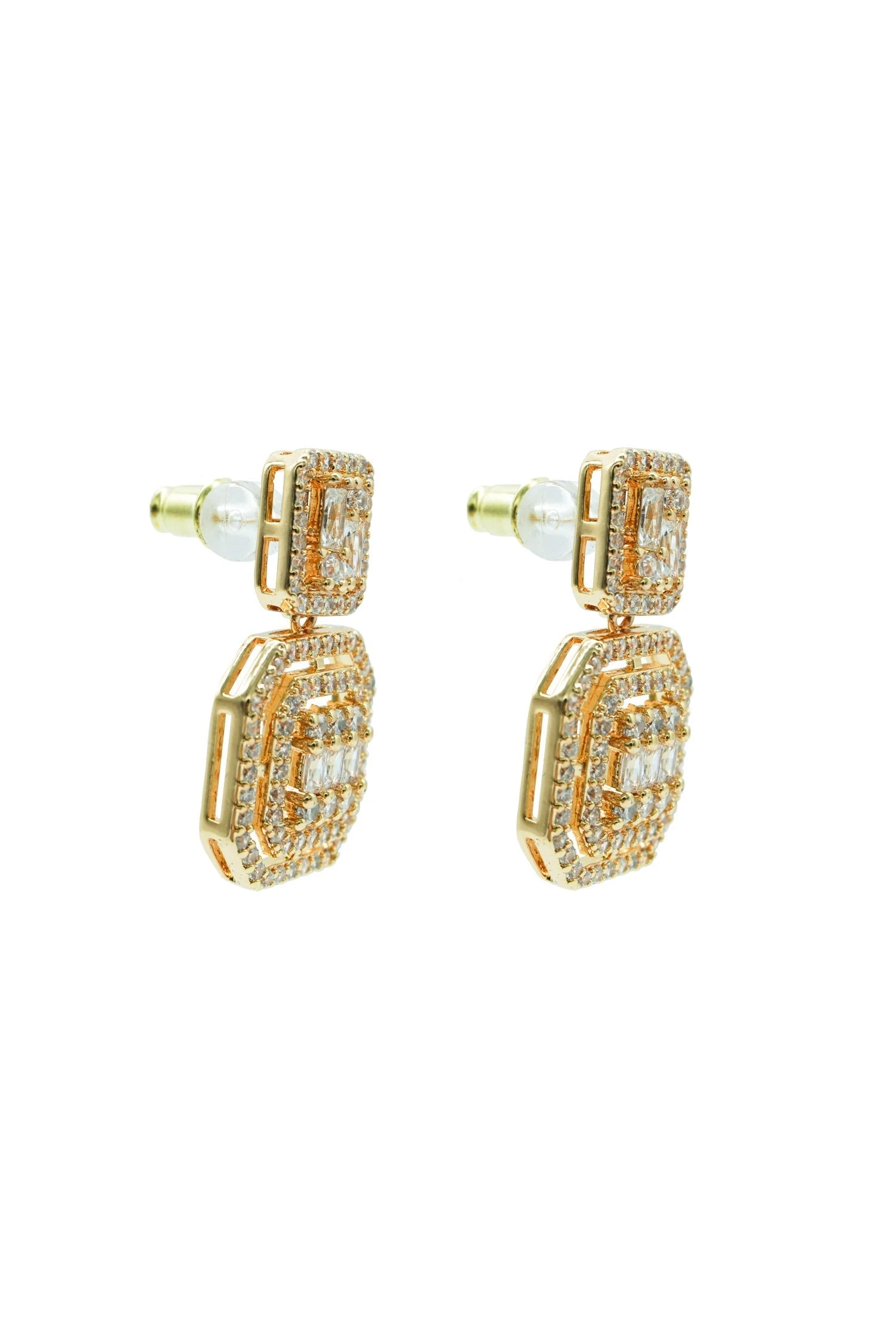 Gisele Gold Diamante Earrings - Image 3