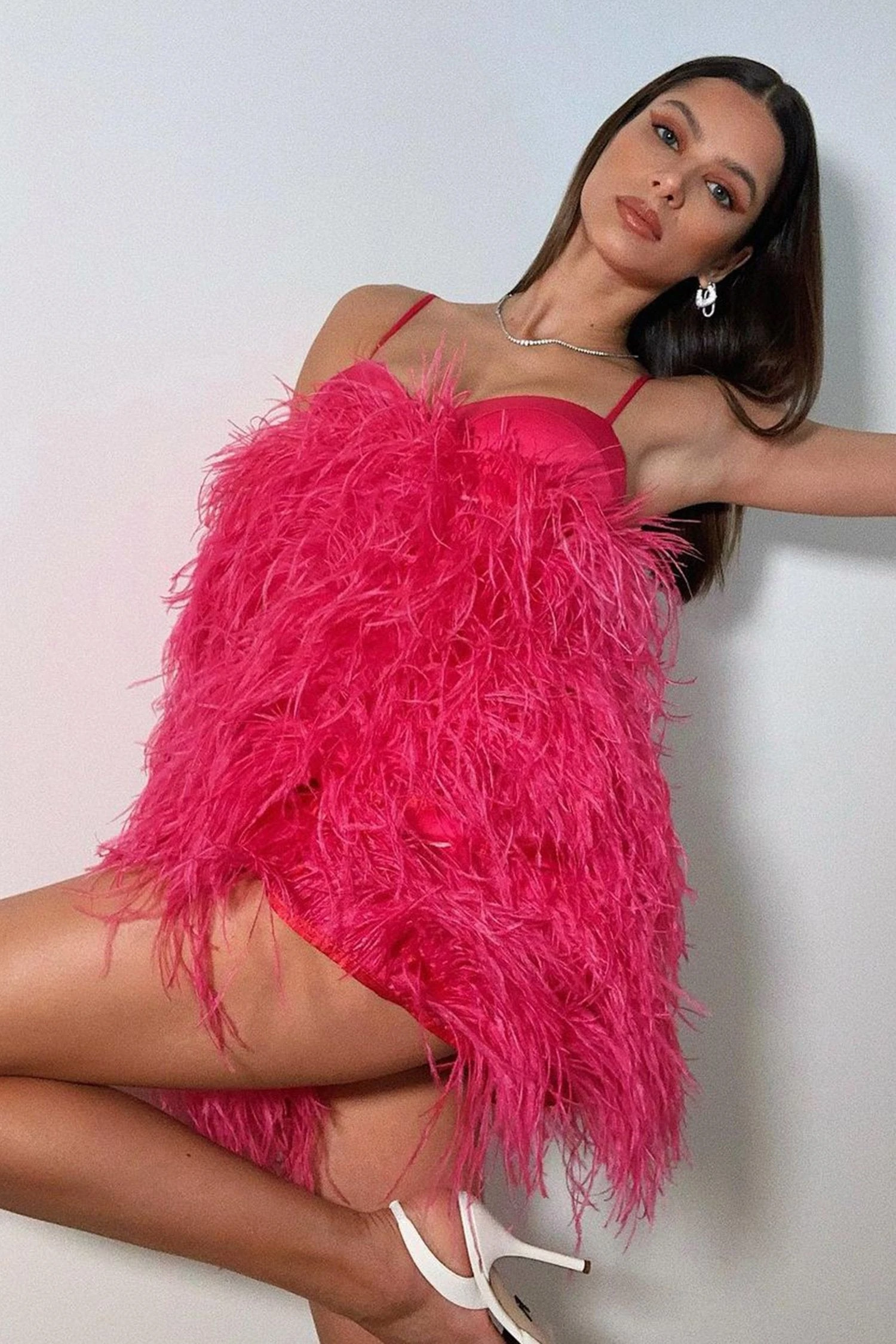 Kaila Dress - Hot Pink - Image 3