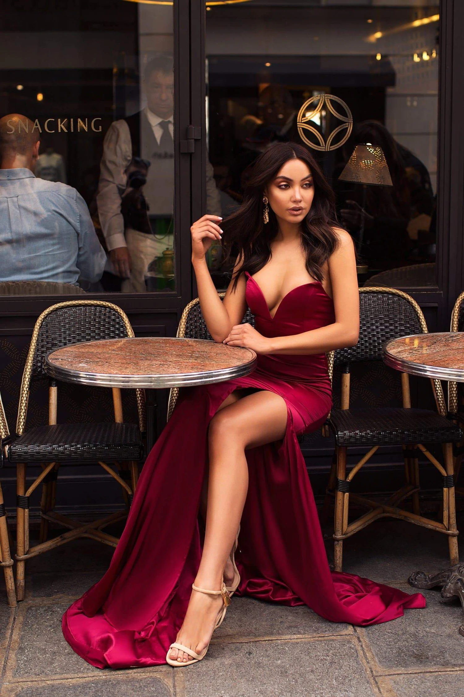 Mabelle - Deep Red - Image 3